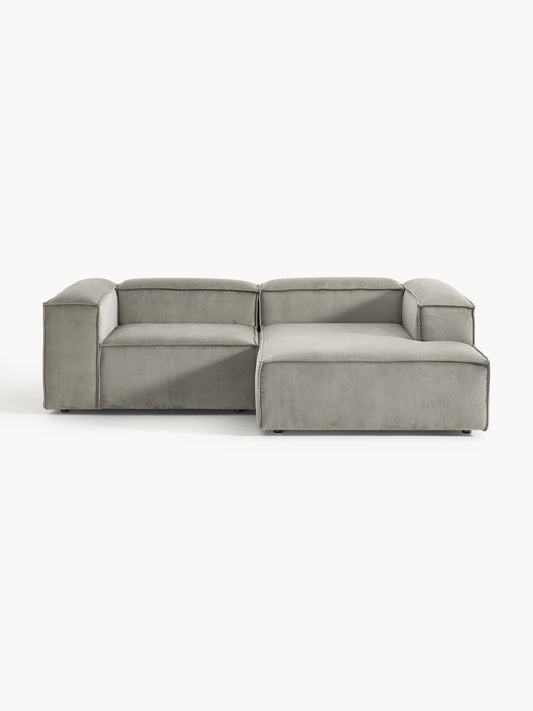 Lenskov Corduroy Modular Corner Sofa, 2-Seater