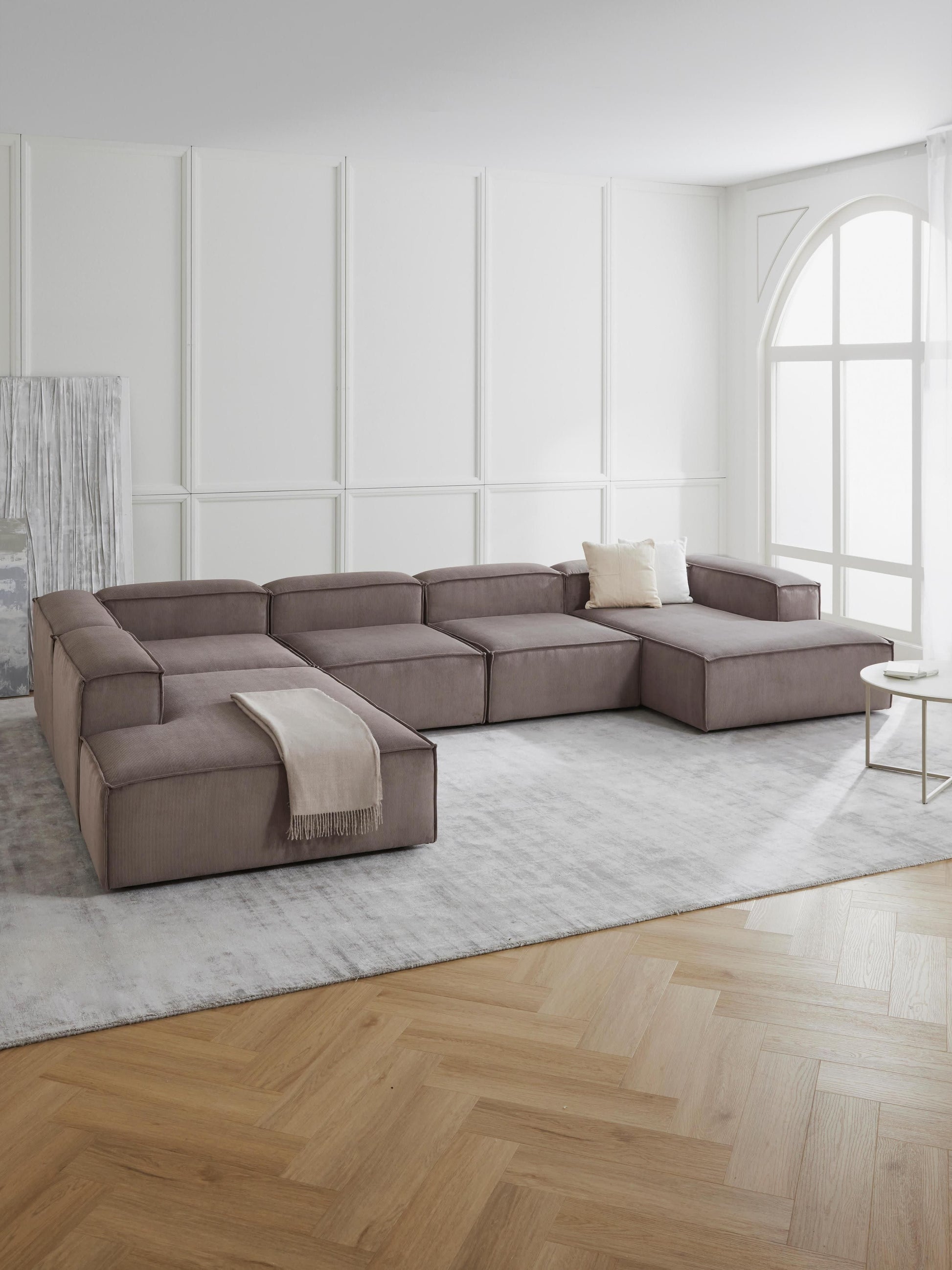 Lenskov Corduroy Ottoman Corner Module