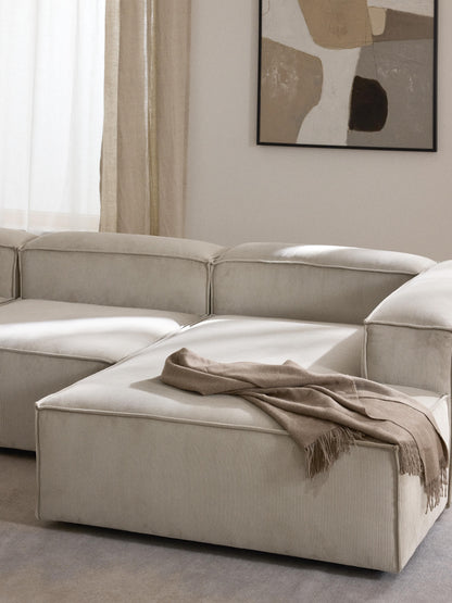 Lenskov Corduroy Ottoman Corner Module