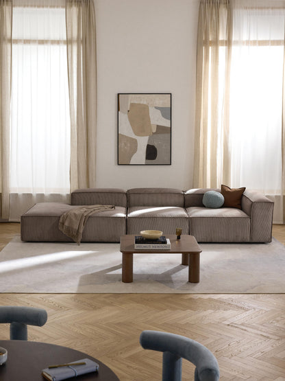 Lenskov Corduroy Ottoman Module