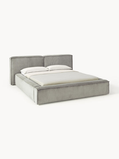 Lenskov Corduroy Upholstered Bed
