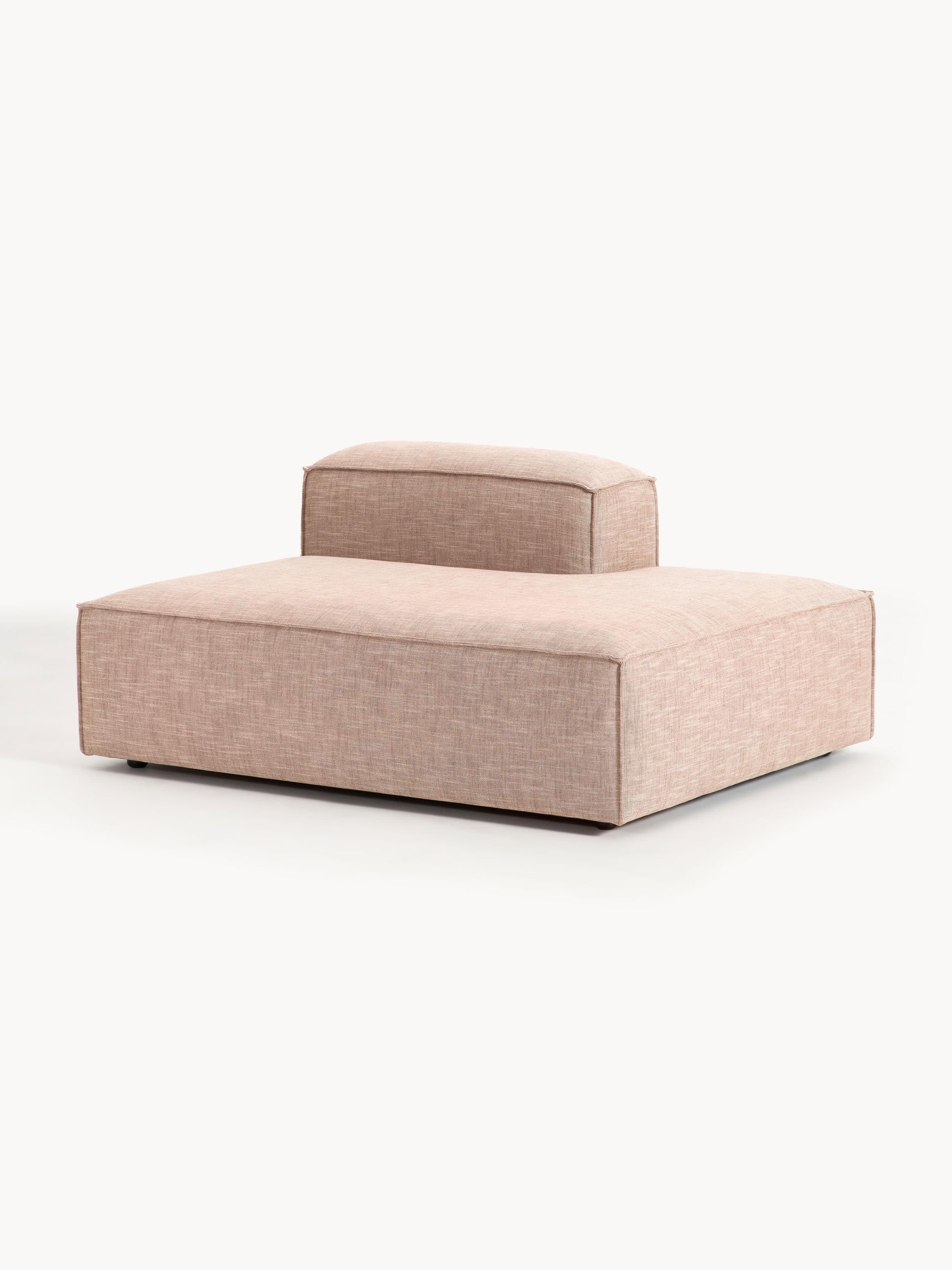 Lenskov Linen Blend Ottoman Module