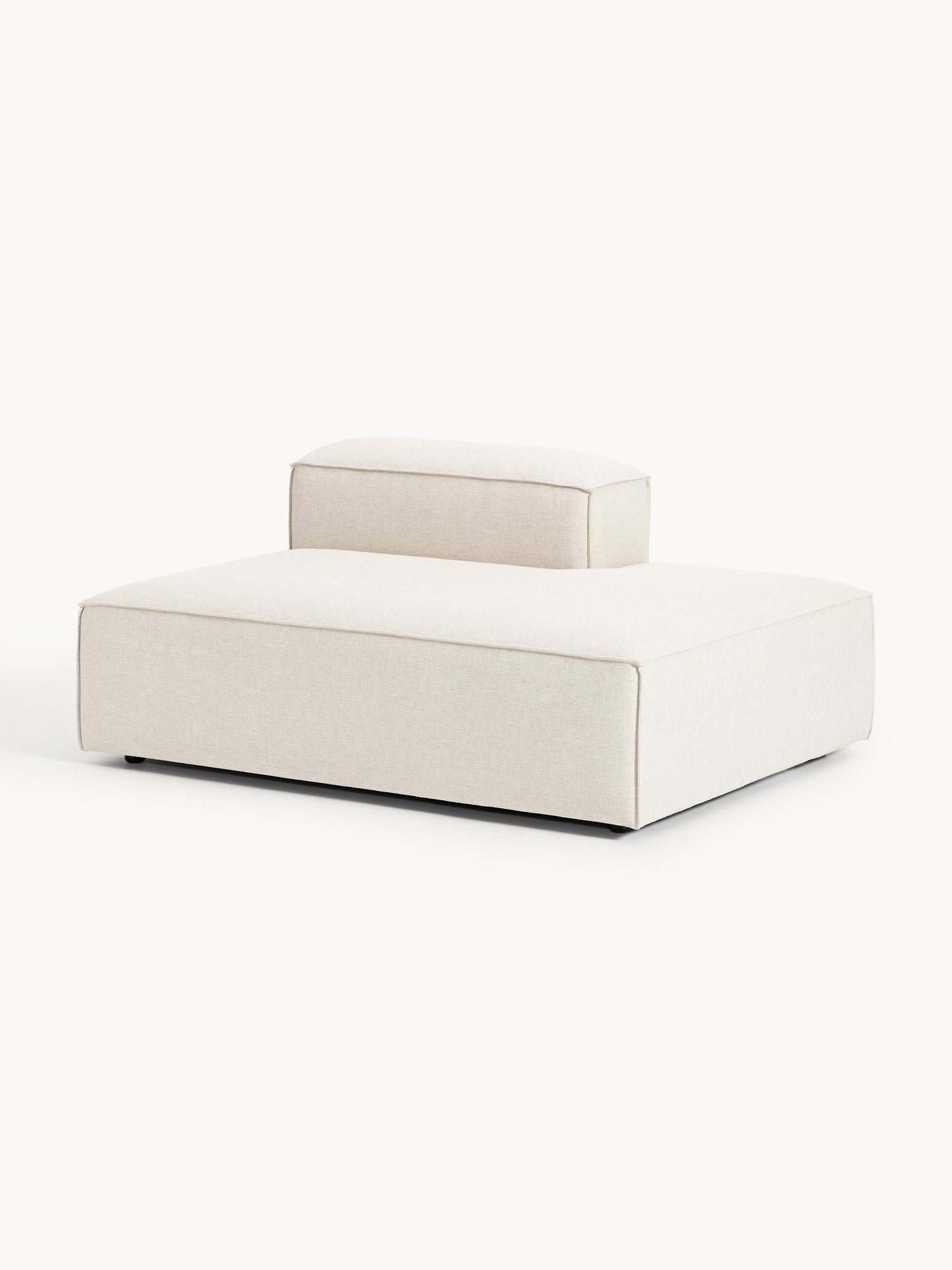 Lenskov Linen Blend Ottoman Module