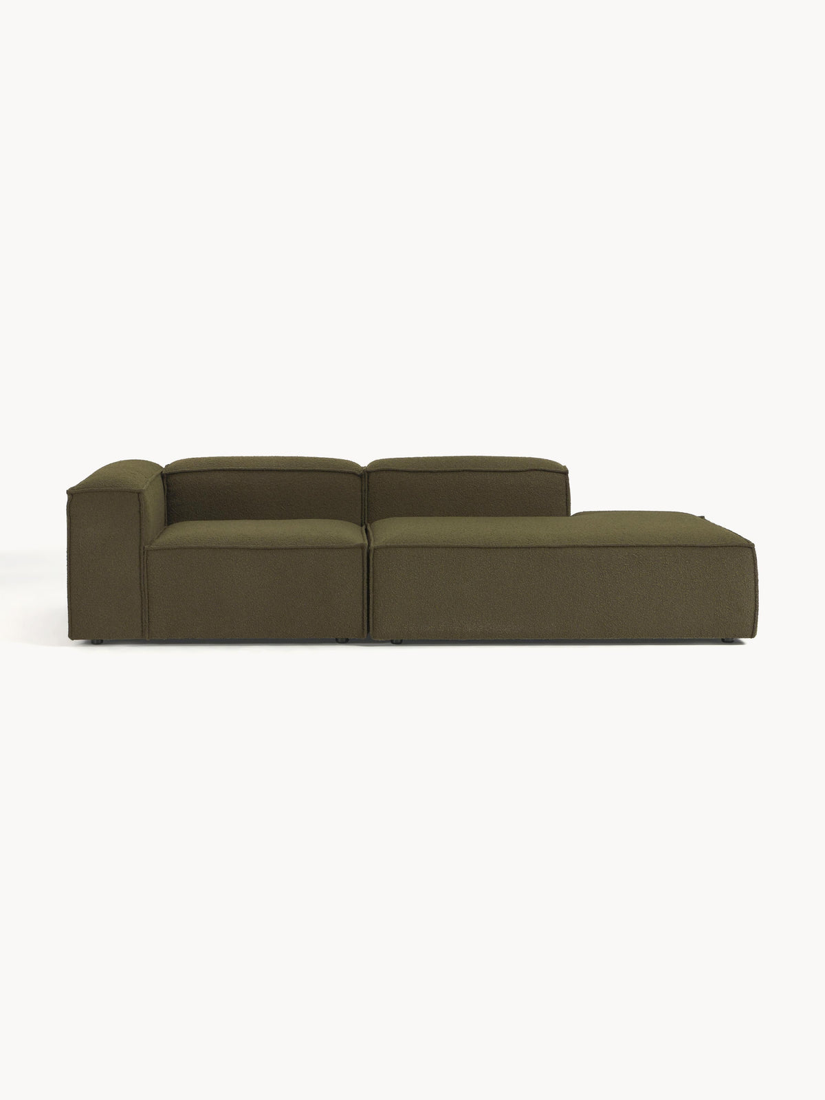 Lenskov Modular Bouclé Ottoman