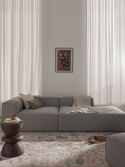 Lenskov Modular Bouclé Ottoman
