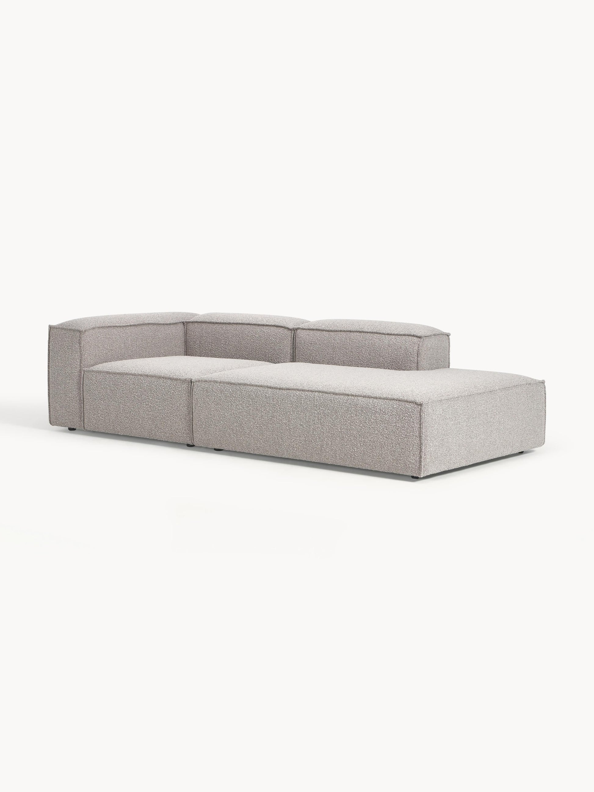 Lenskov Modular Bouclé Ottoman