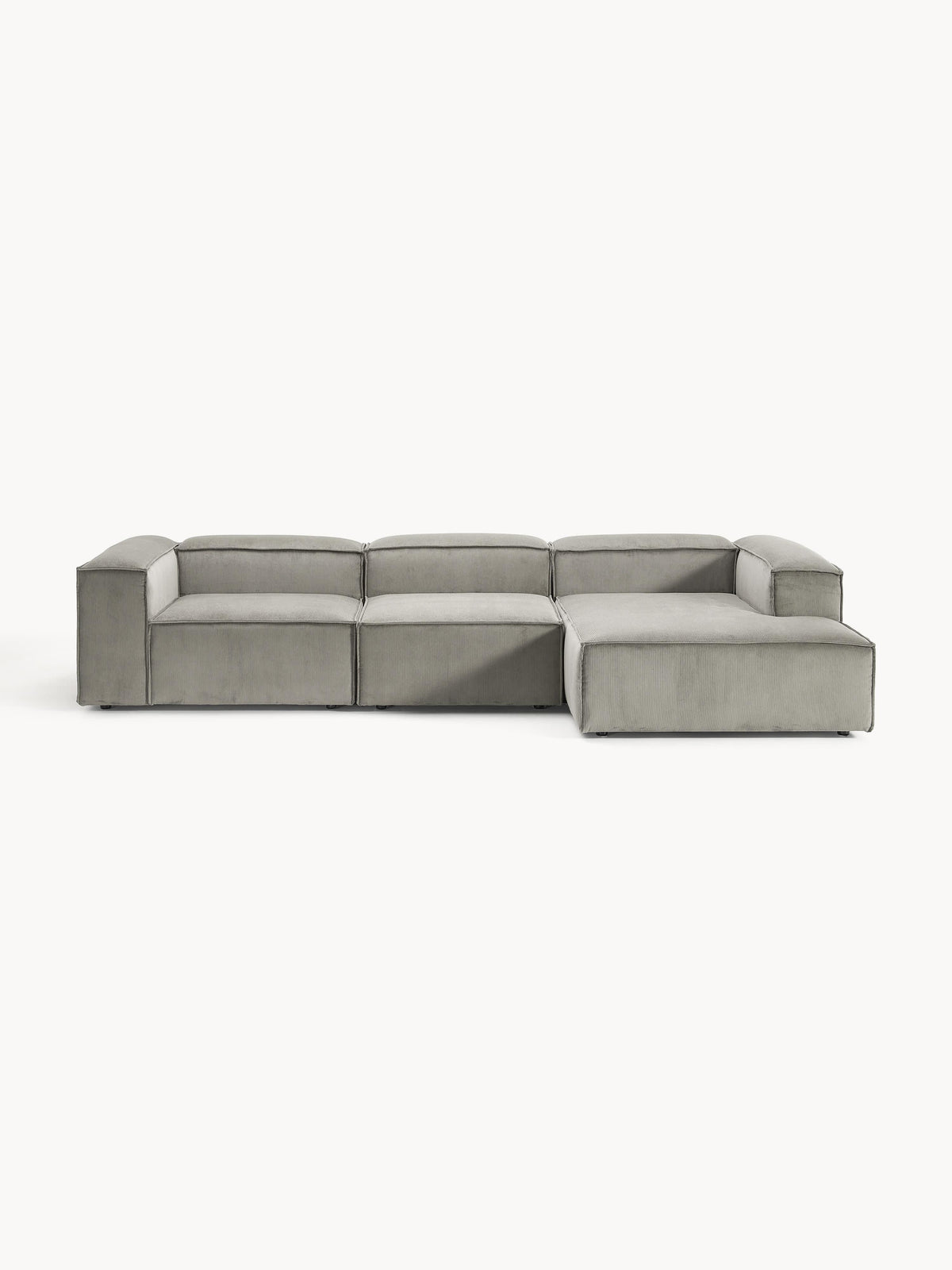 Lenskov Modular Corduroy Corner Sofa (4-Seater)