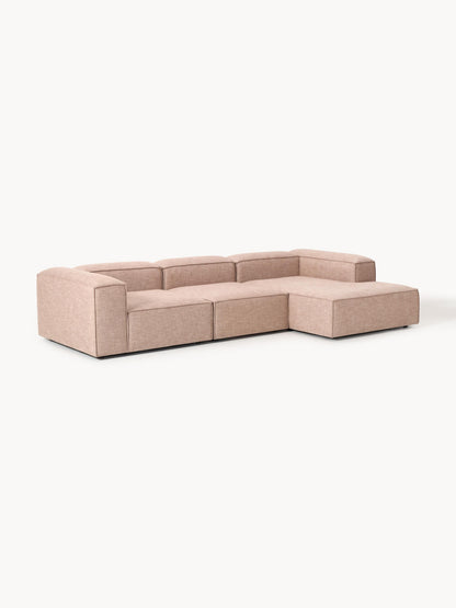 Lenskov Modular Corner Sofa, Linen Blend, 4-Seater
