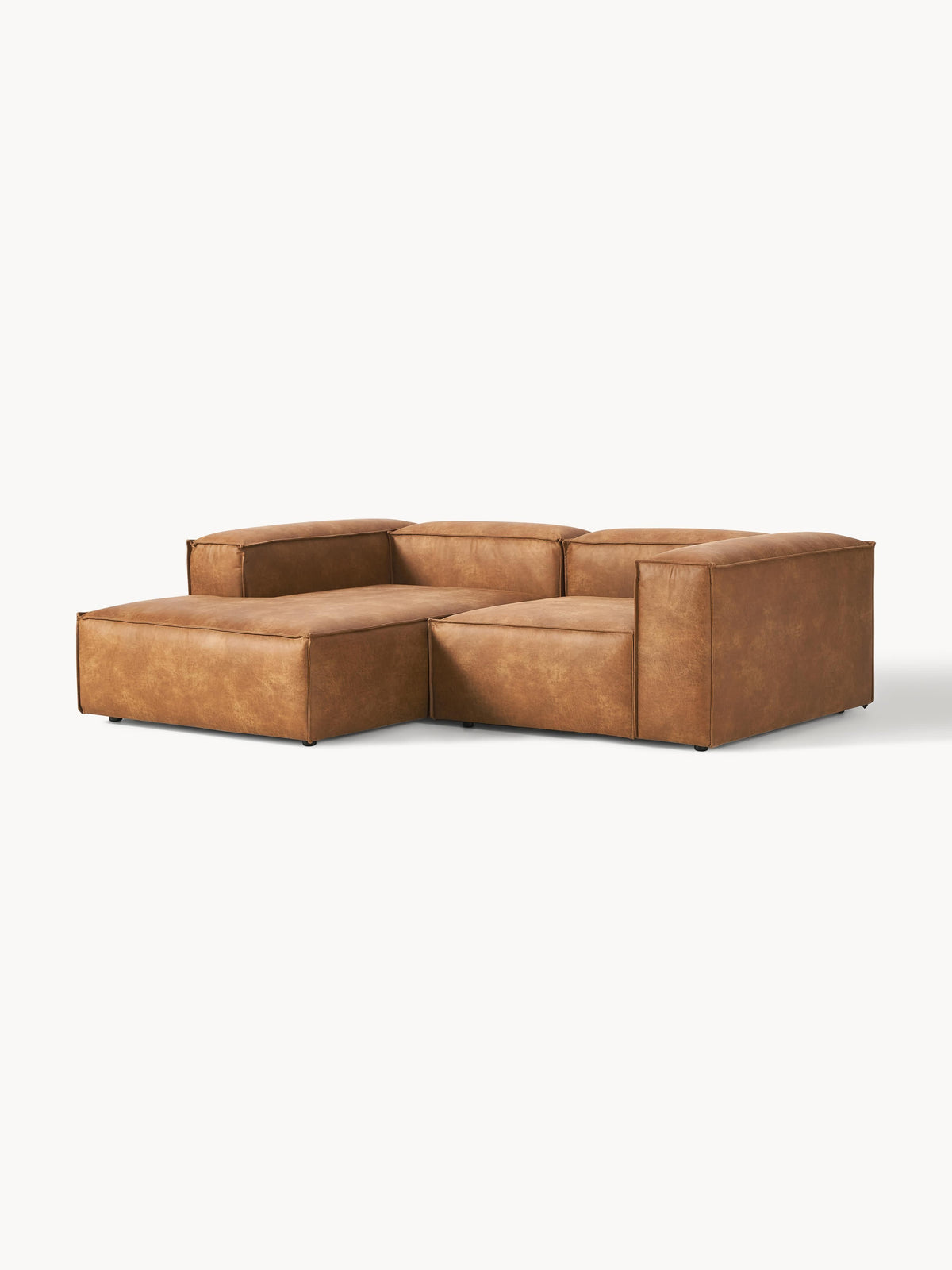 Lenskov Modular Leather Corner Sofa (2-Seater)