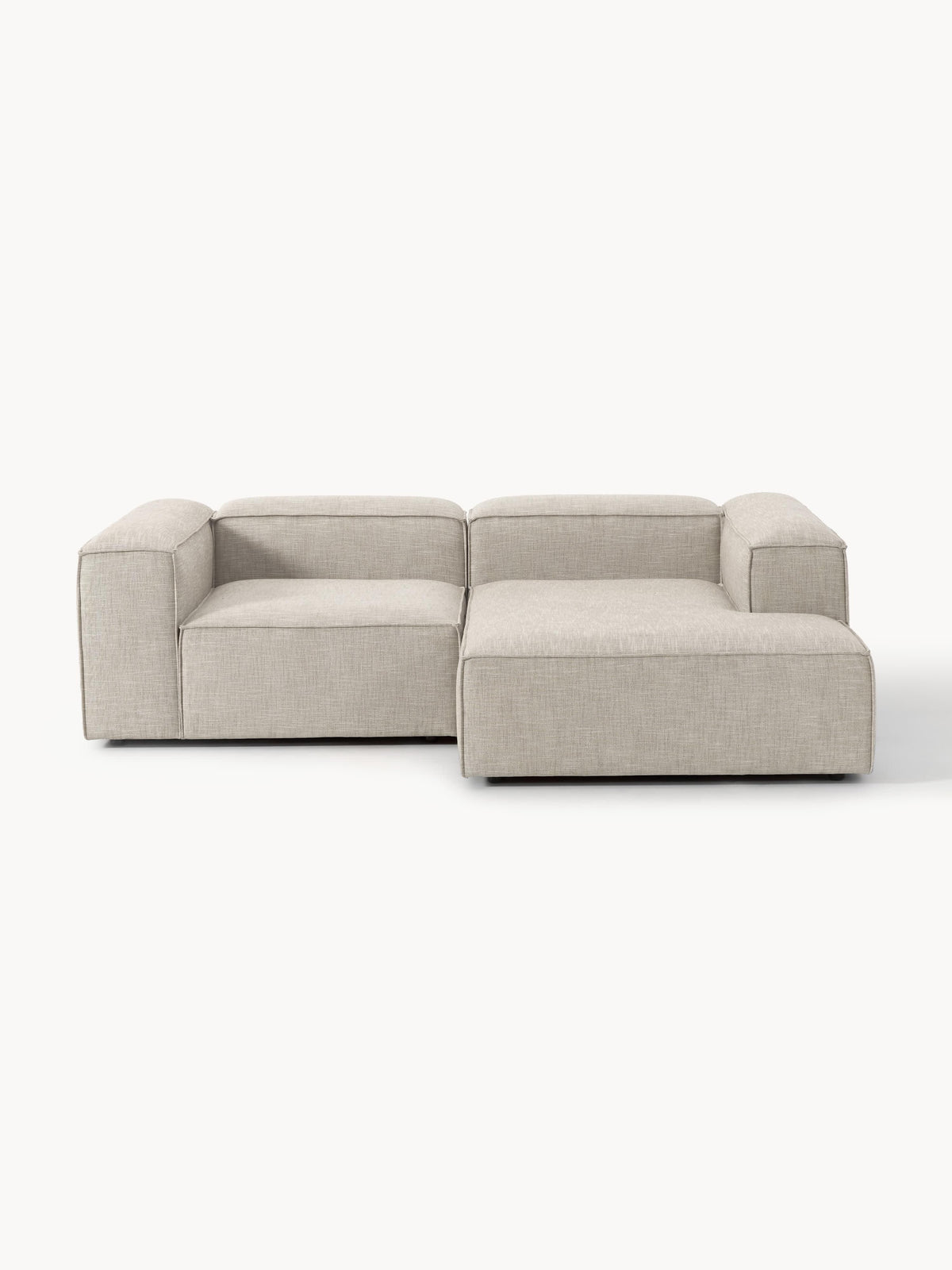 Lenskov Modular Linen Blend Corner Sofa, 2-Seater