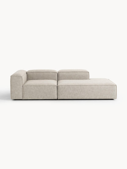 Lenskov Modular Linen Blend Ottoman