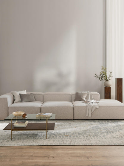 Lenskov Modular XL Bouclé Ottoman