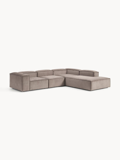 Lenskov Modular XL Corduroy Corner Sofa, 4-Seater