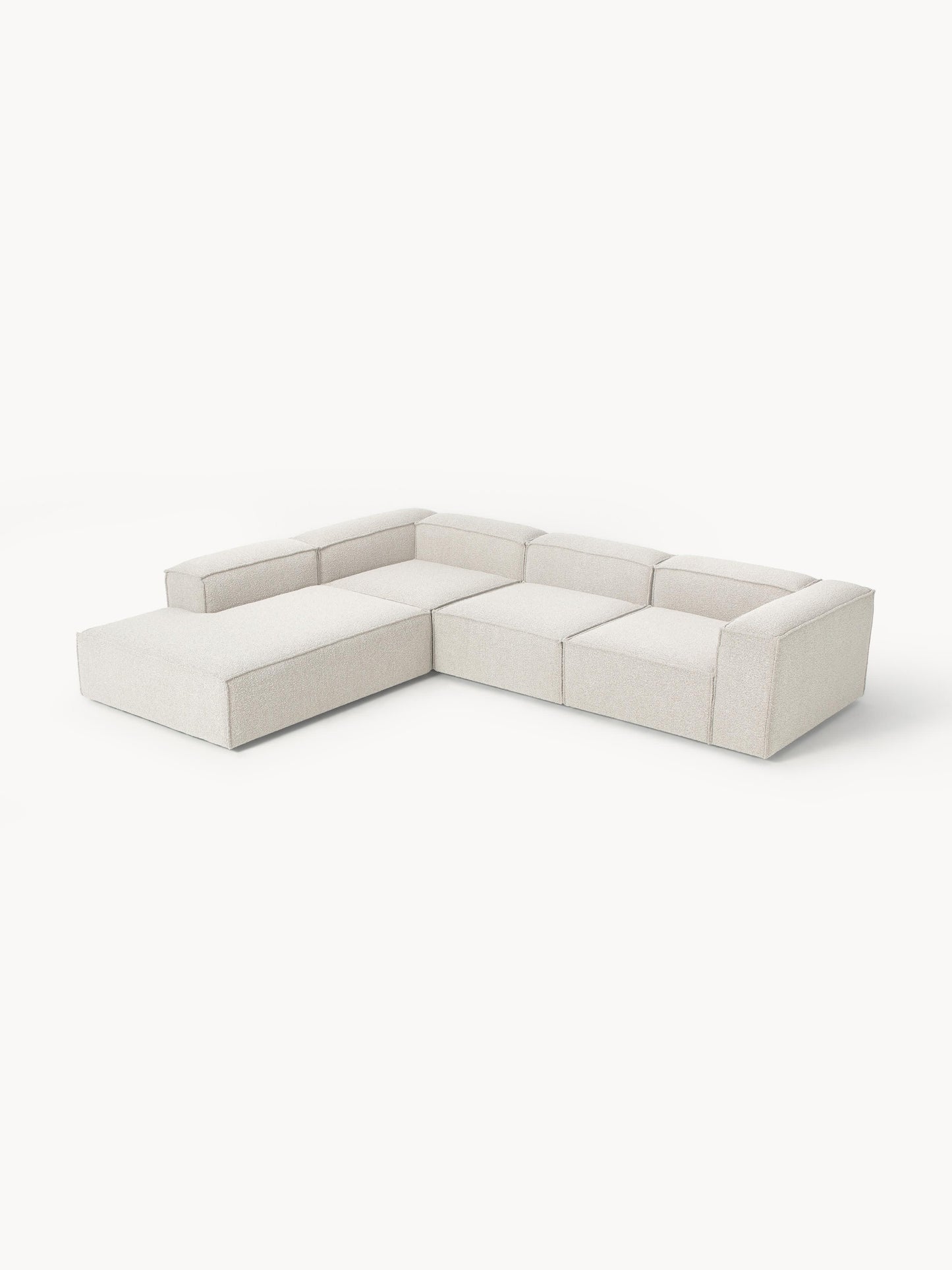 Lenskov Modular XL Corner Sofa (4-Seater) in Bouclé
