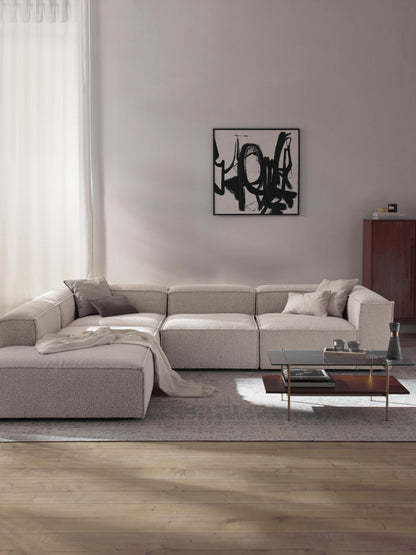 Lenskov Modular XL Corner Sofa (4-Seater) in Bouclé