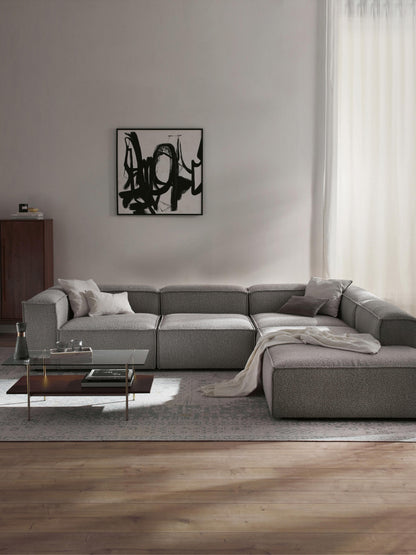 Lenskov Modular XL Corner Sofa (4-Seater) in Bouclé