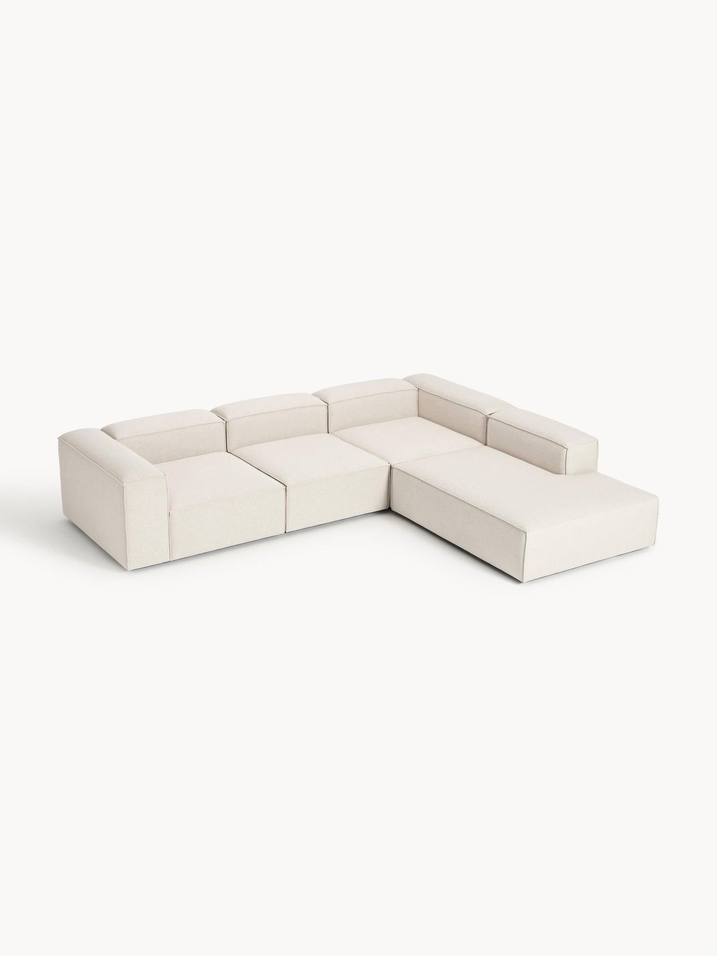 Lenskov Modular XL Corner Sofa (4-Seater) in Linen Blend