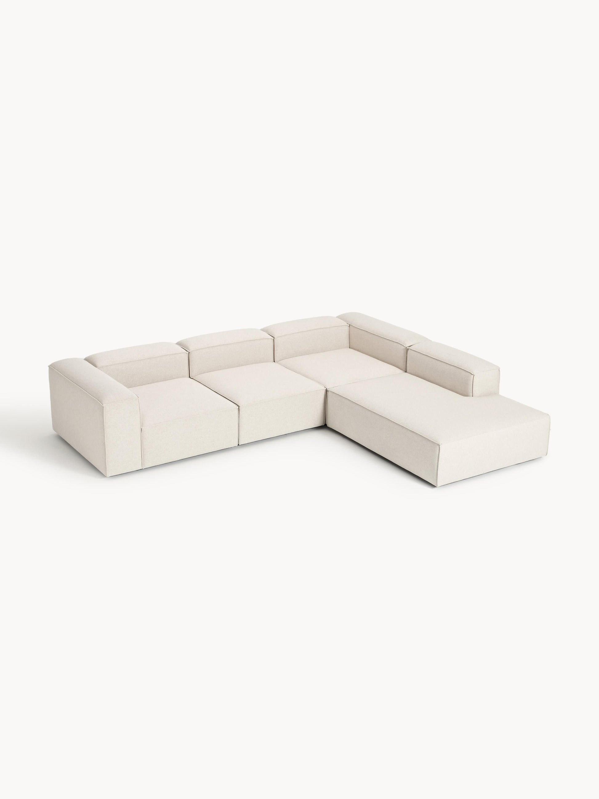Lenskov Modular XL Corner Sofa (4-Seater) in Linen Blend