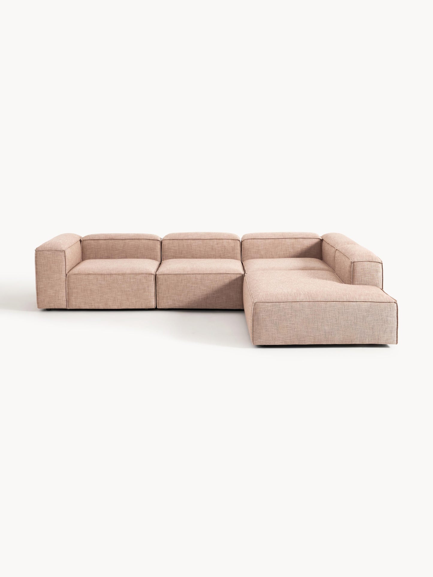 Lenskov Modular XL Corner Sofa (4-Seater) in Linen Blend