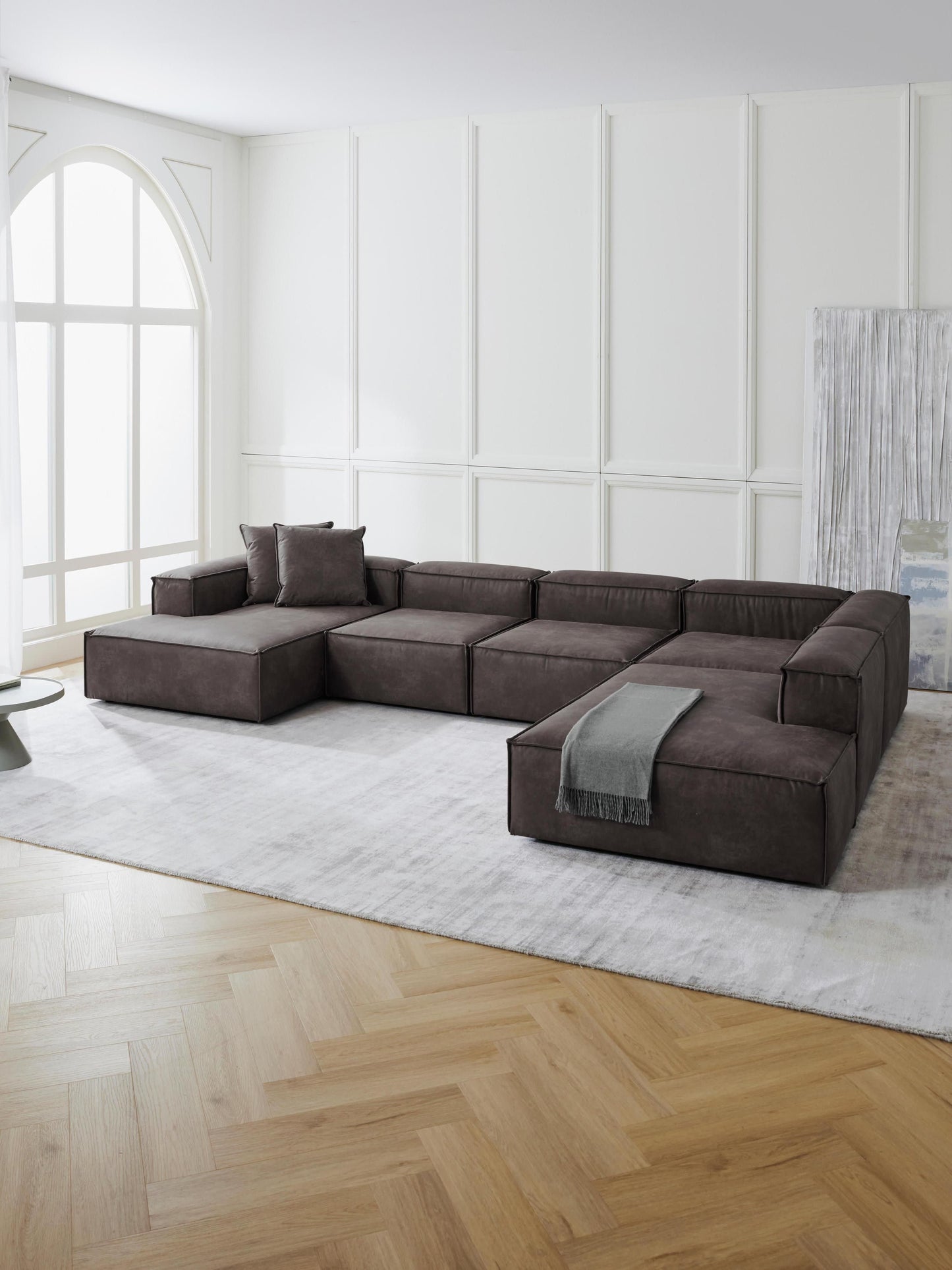 Lenskov Modular XL Leather Sofa