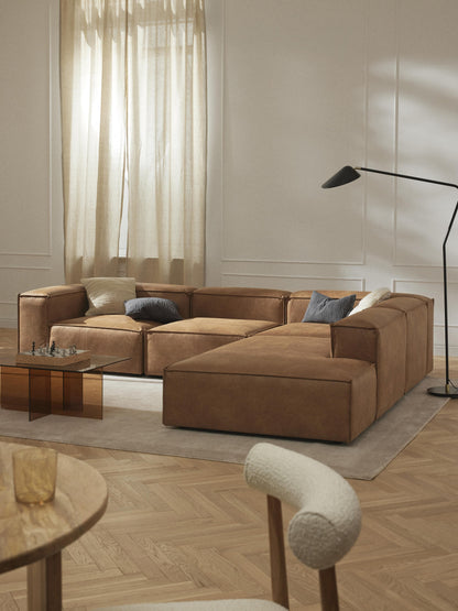 Lenskov Ottoman Module in Leather