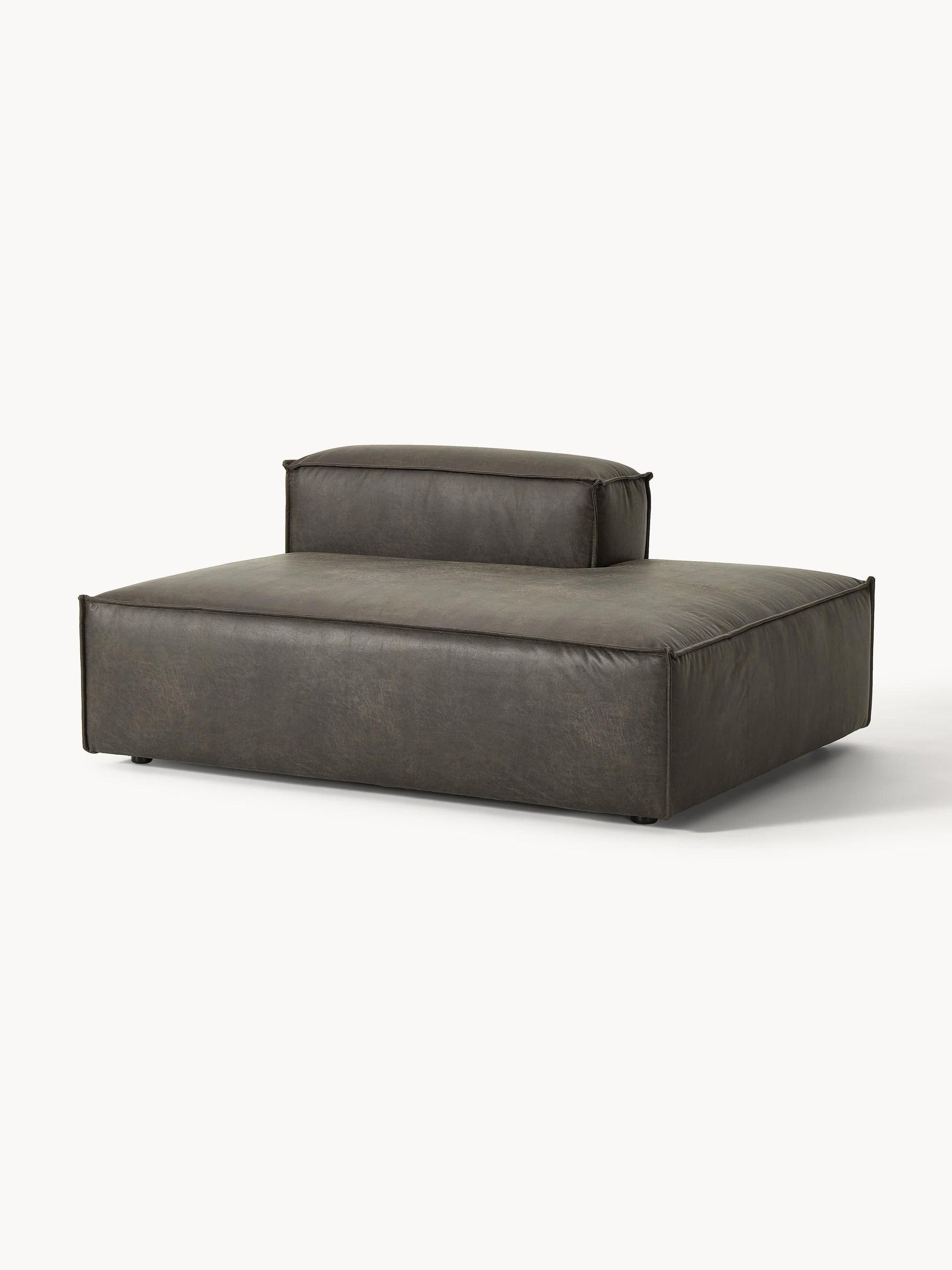 Lenskov Ottoman Module in Leather