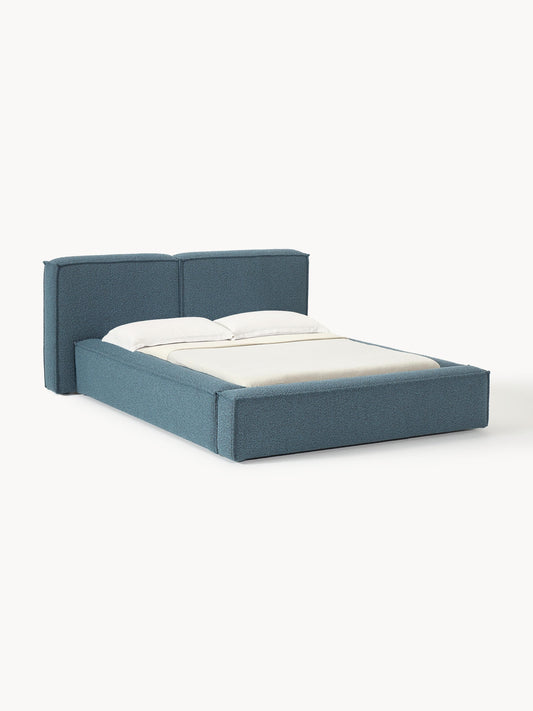 Lenskov Upholstered Bed in Bouclé