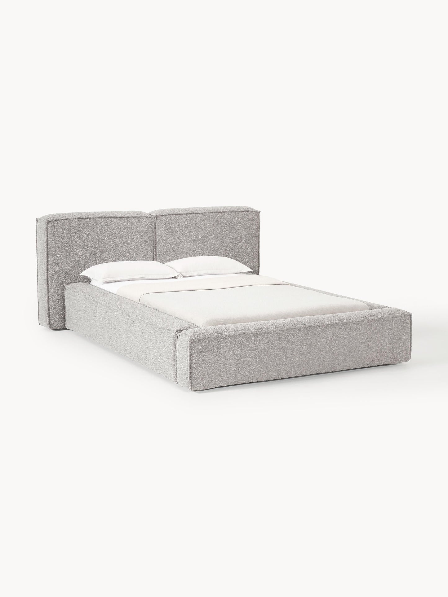 Lenskov Upholstered Bed in Bouclé