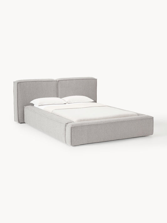 Lenskov Upholstered Bed in Bouclé