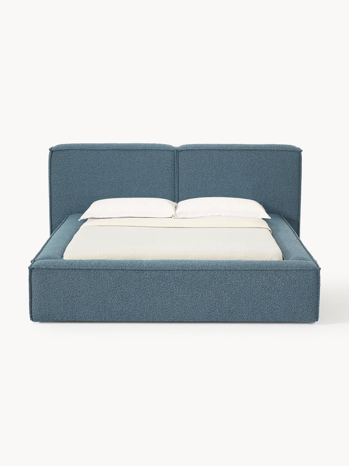 Lenskov Upholstered Bed in Bouclé