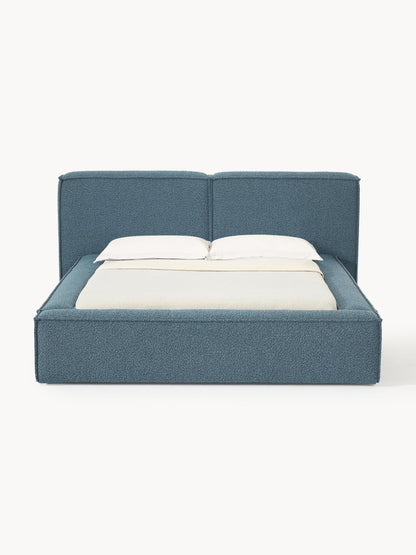 Lenskov Upholstered Bed in Bouclé