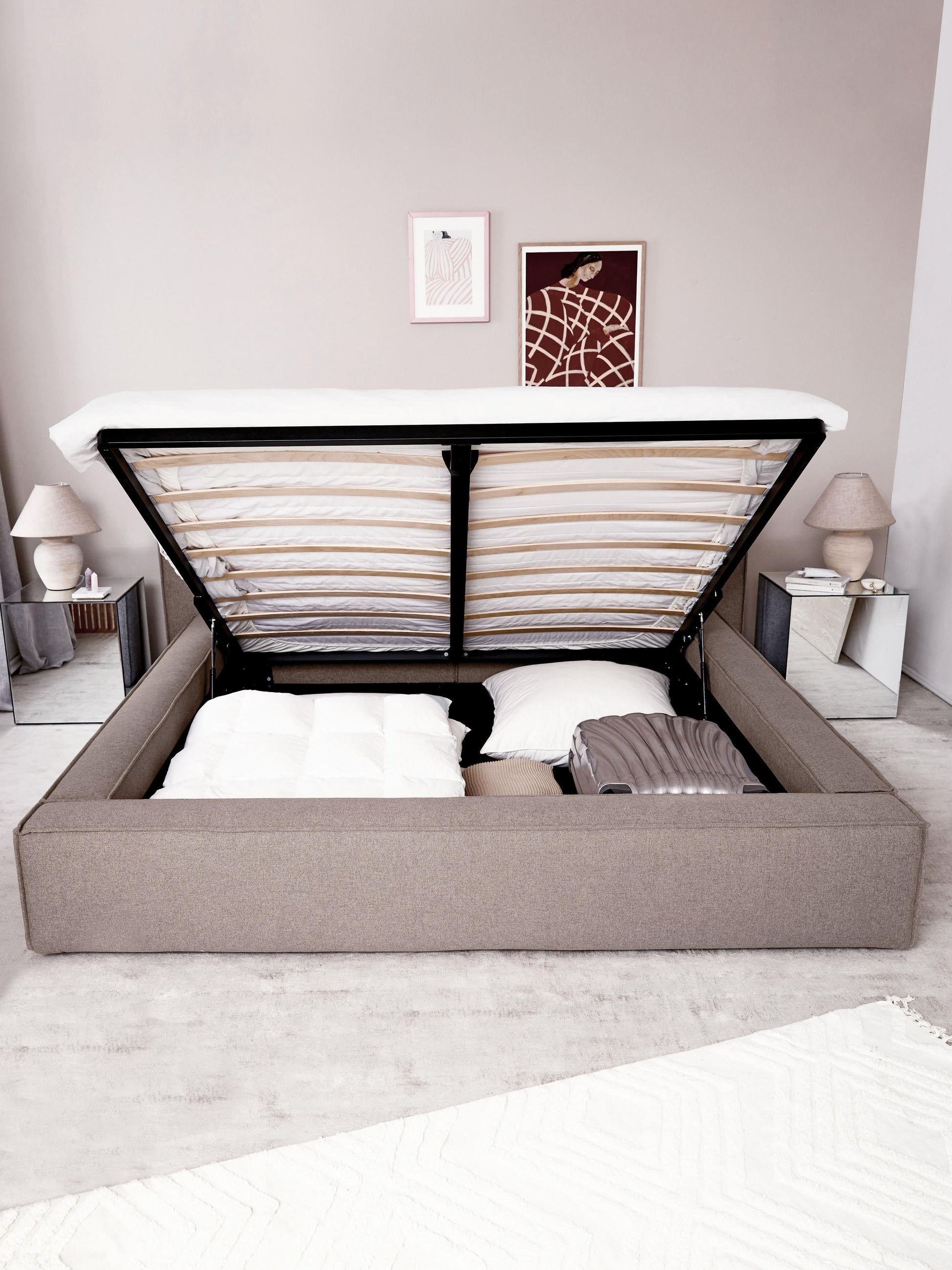 Lenskov Upholstered Storage Bed