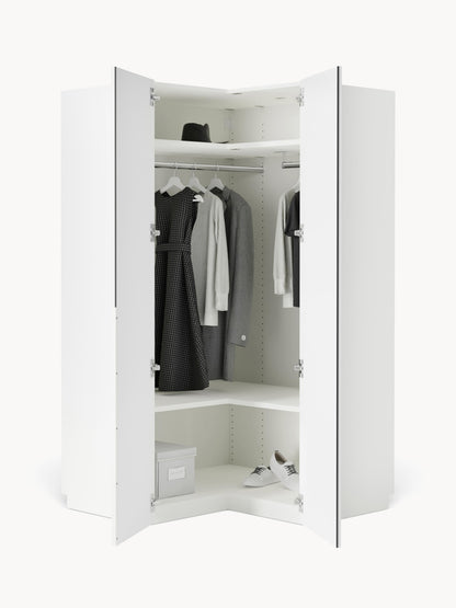 Leomvara Modular Corner Wardrobe, 115 cm Wide, in Various Sizes