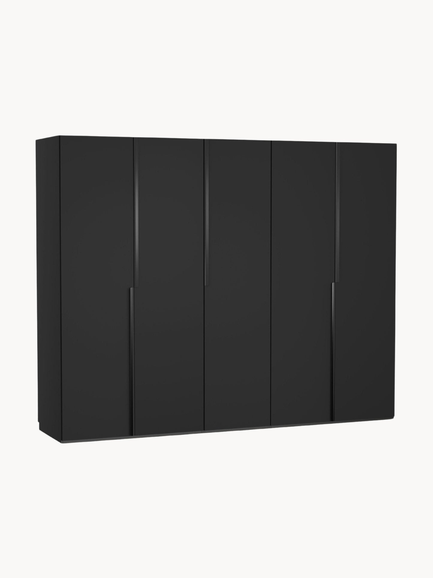 Leomvara Modular Hinged-Door Wardrobe, 250 cm Wide, in Various Sizes