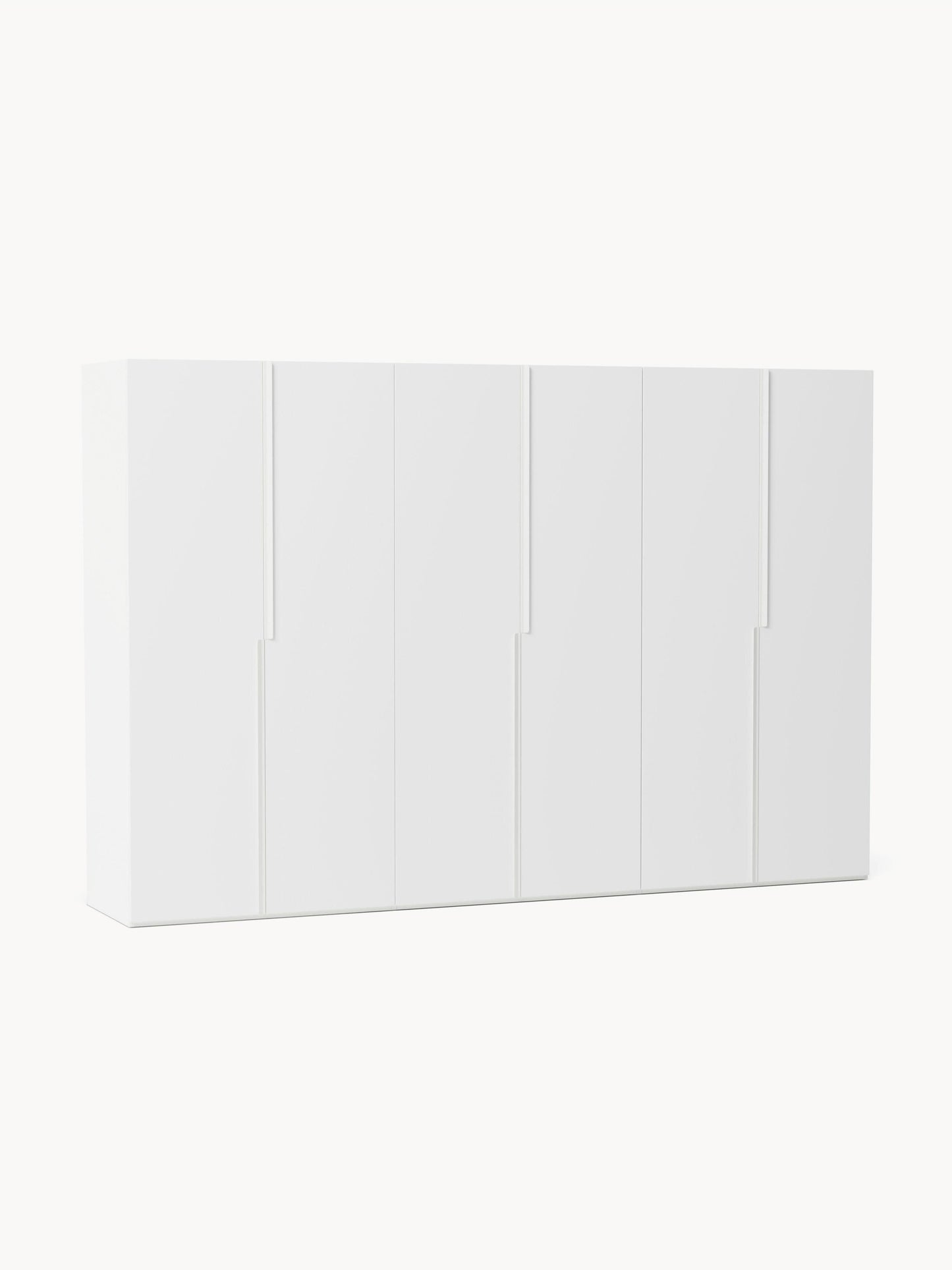 Leomvara Modular Hinged-Door Wardrobe, 300 cm Wide, in Various Sizes