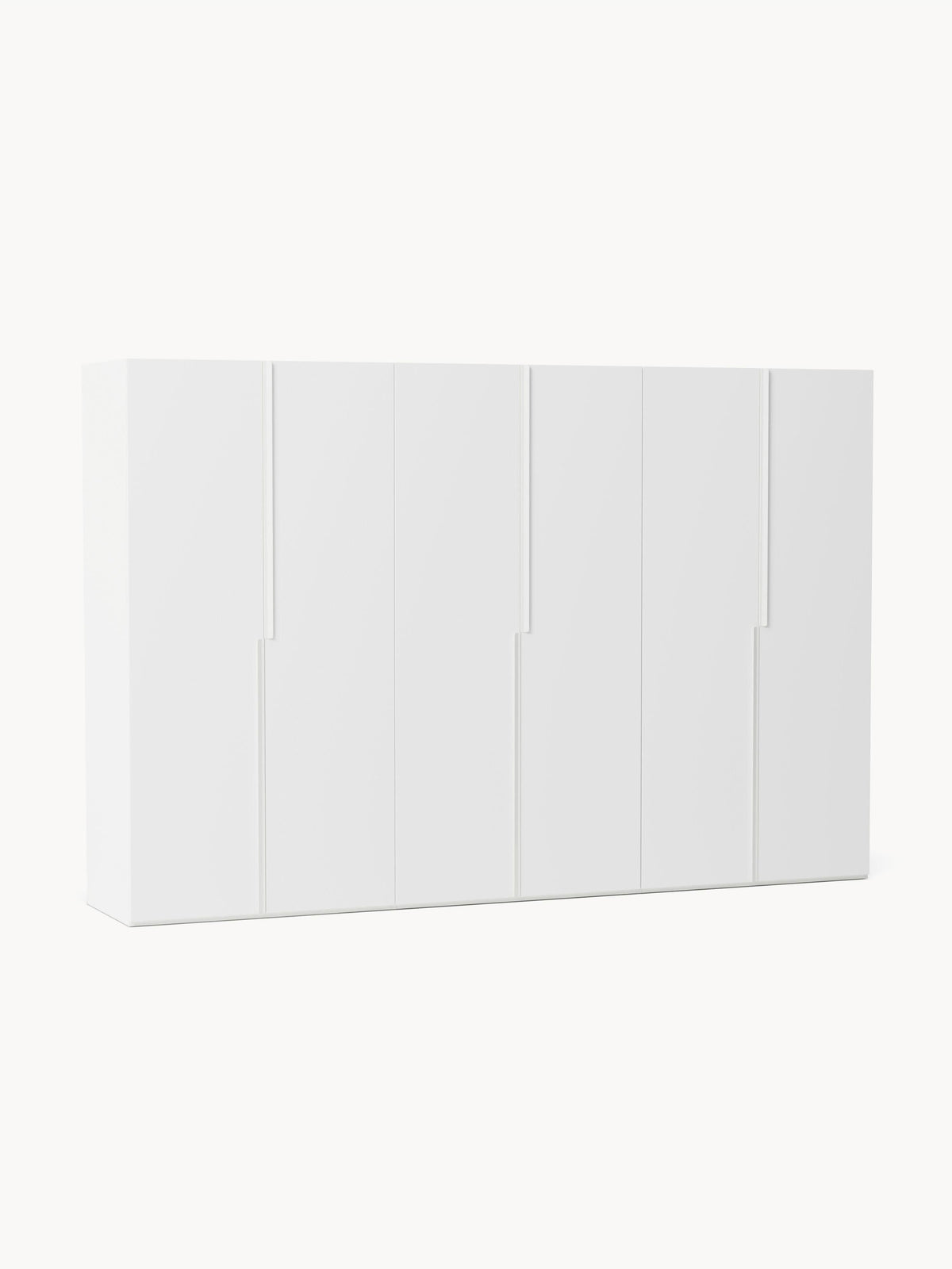 Leomvara Modular Hinged-Door Wardrobe, 300 cm Wide, in Various Sizes