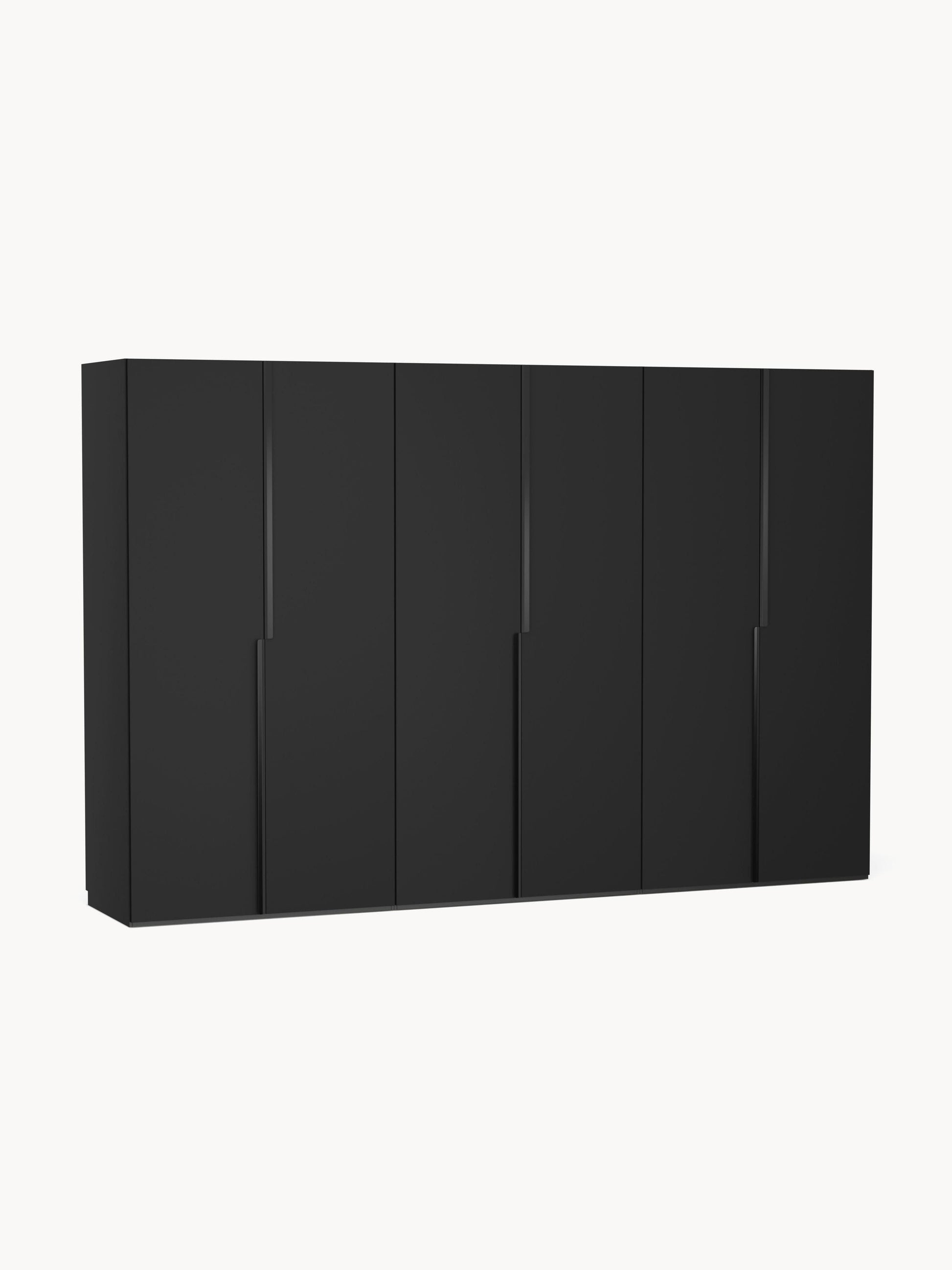 Leomvara Modular Hinged-Door Wardrobe, 300 cm Wide, in Various Sizes