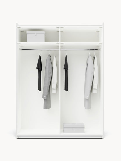 Leomvara Modular Sliding-Door Wardrobe, 150 cm Wide, in Various Sizes