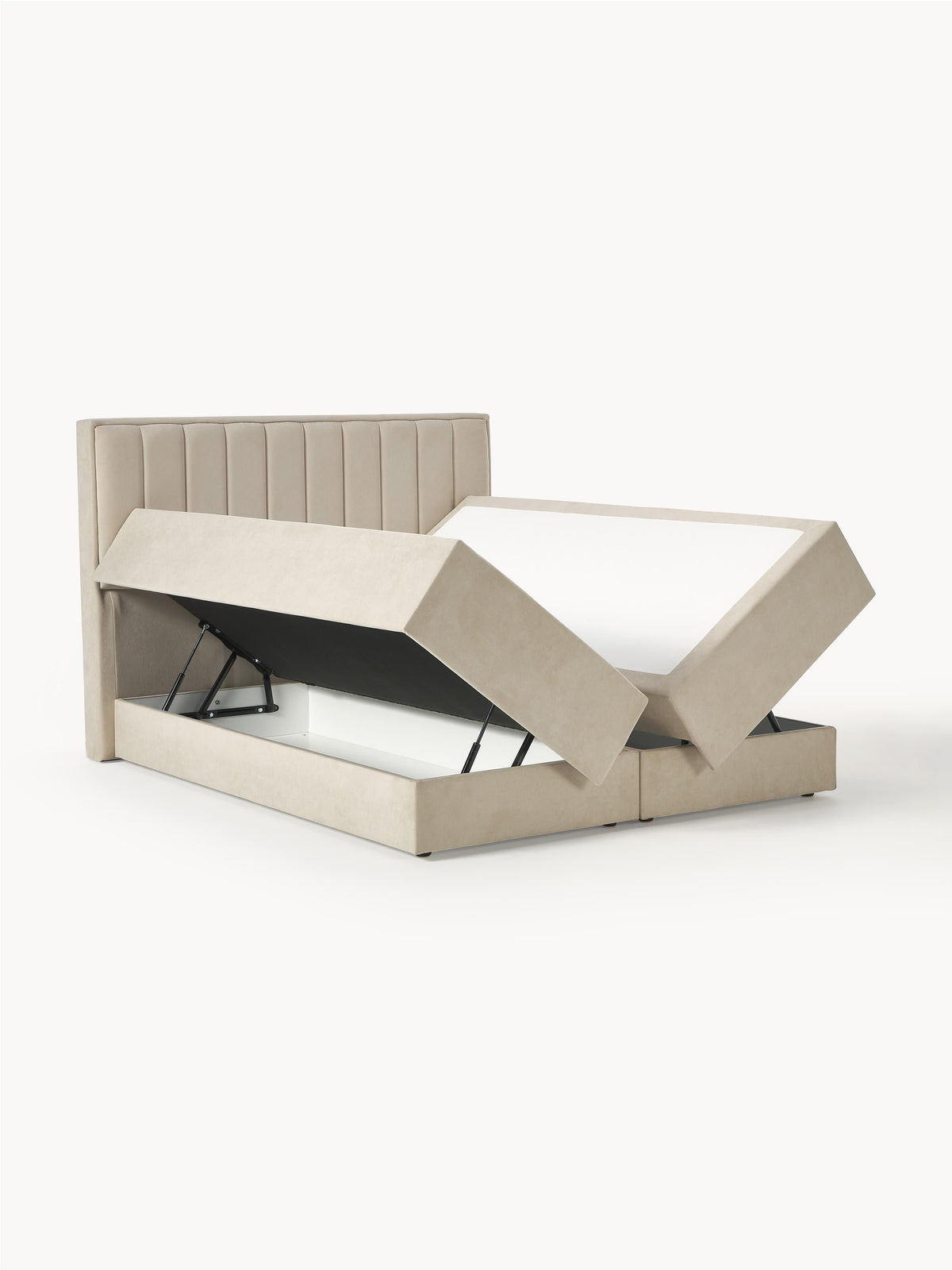 Livandro Box Spring Storage Bed