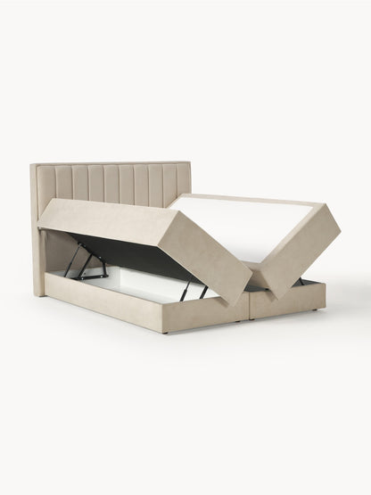 Livandro Box Spring Storage Bed