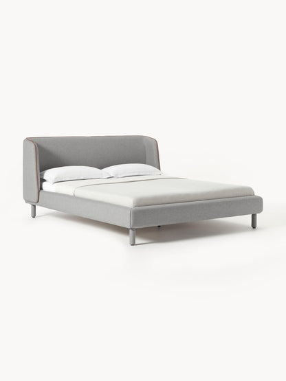 Lumaquin Bed with Headboard, Upholstered