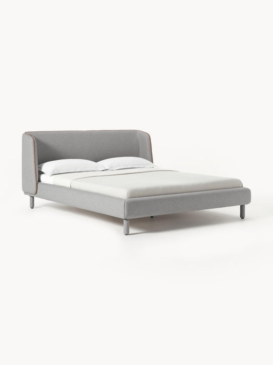 Lumaquin Bed with Headboard, Upholstered