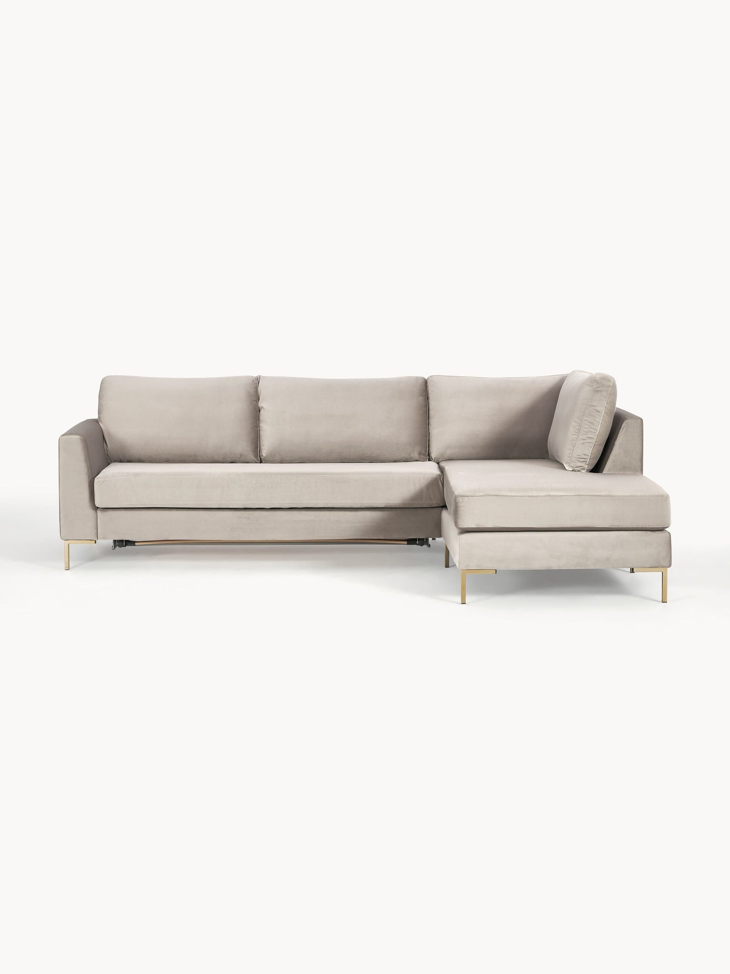 Lunmaree 3-Seater Velvet Sofa Bed with Mattress