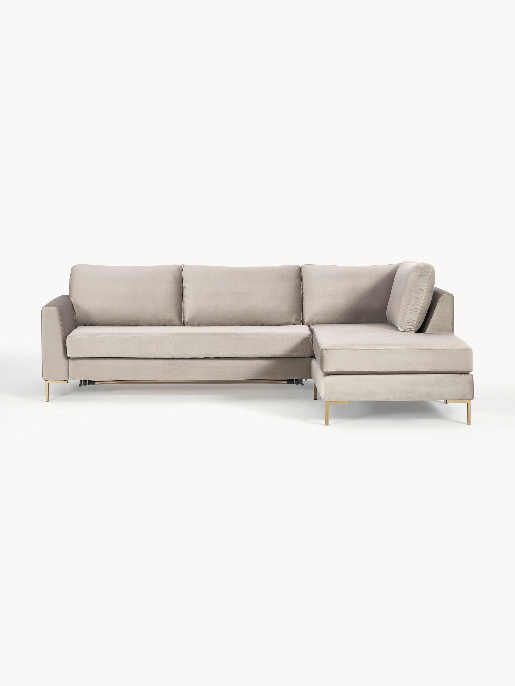 Lunmaree 3-Seater Velvet Sofa Bed with Mattress