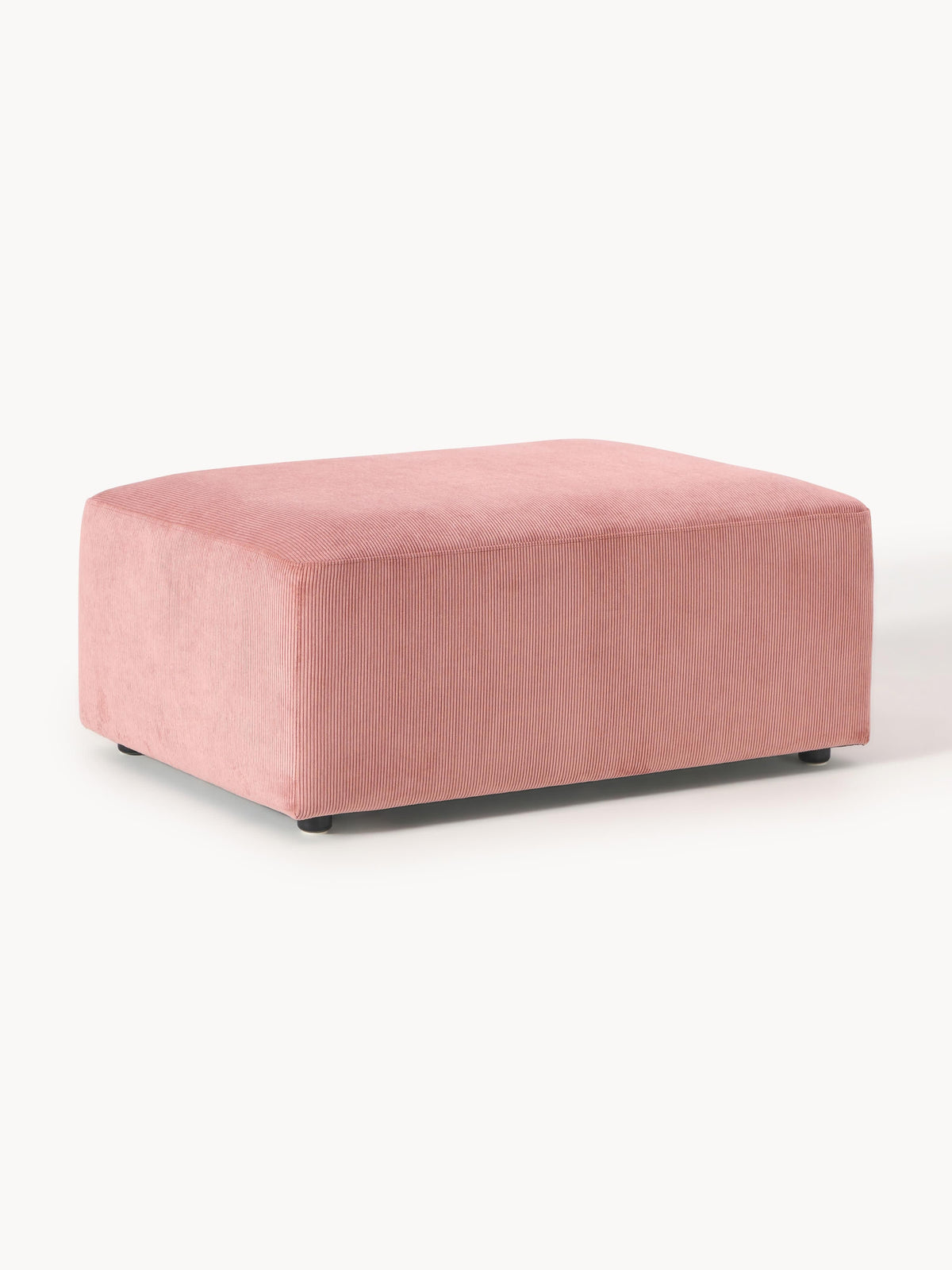 Melvaine Corduroy Stool, W 99 x D 72 cm