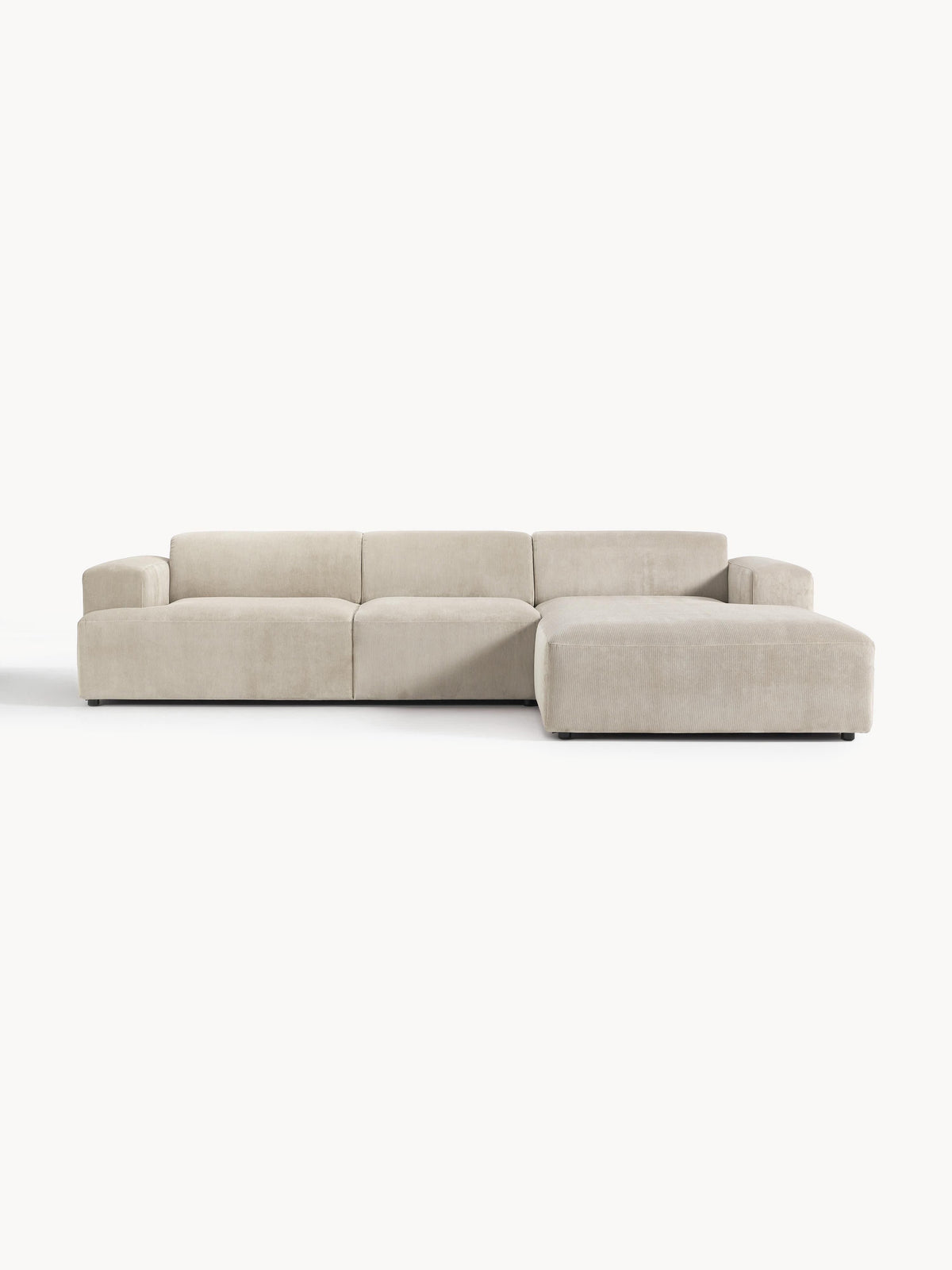 Melvaine Corner Sofa in Corduroy (4-Seater)