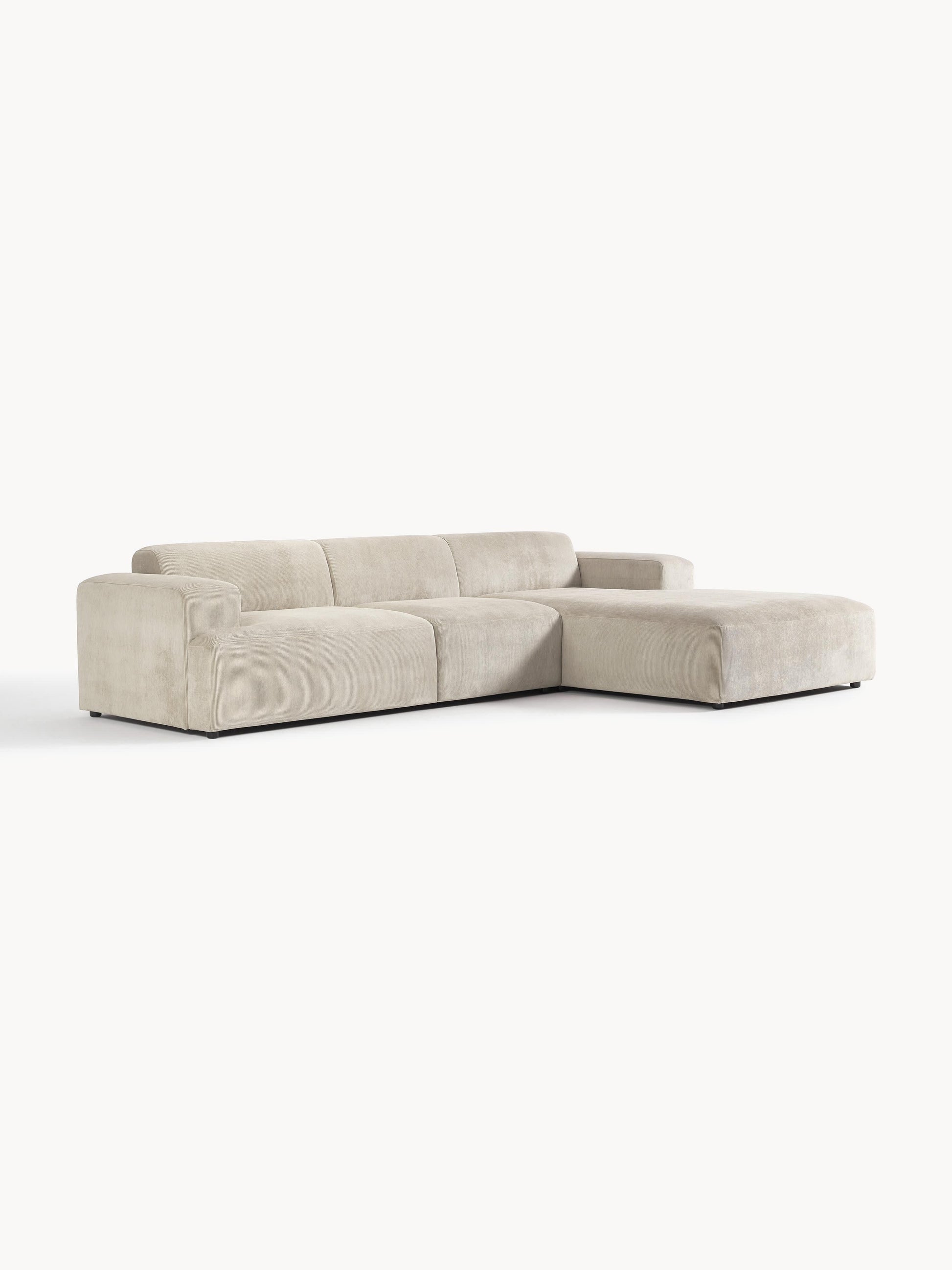 Melvaine Corner Sofa in Corduroy (4-Seater)