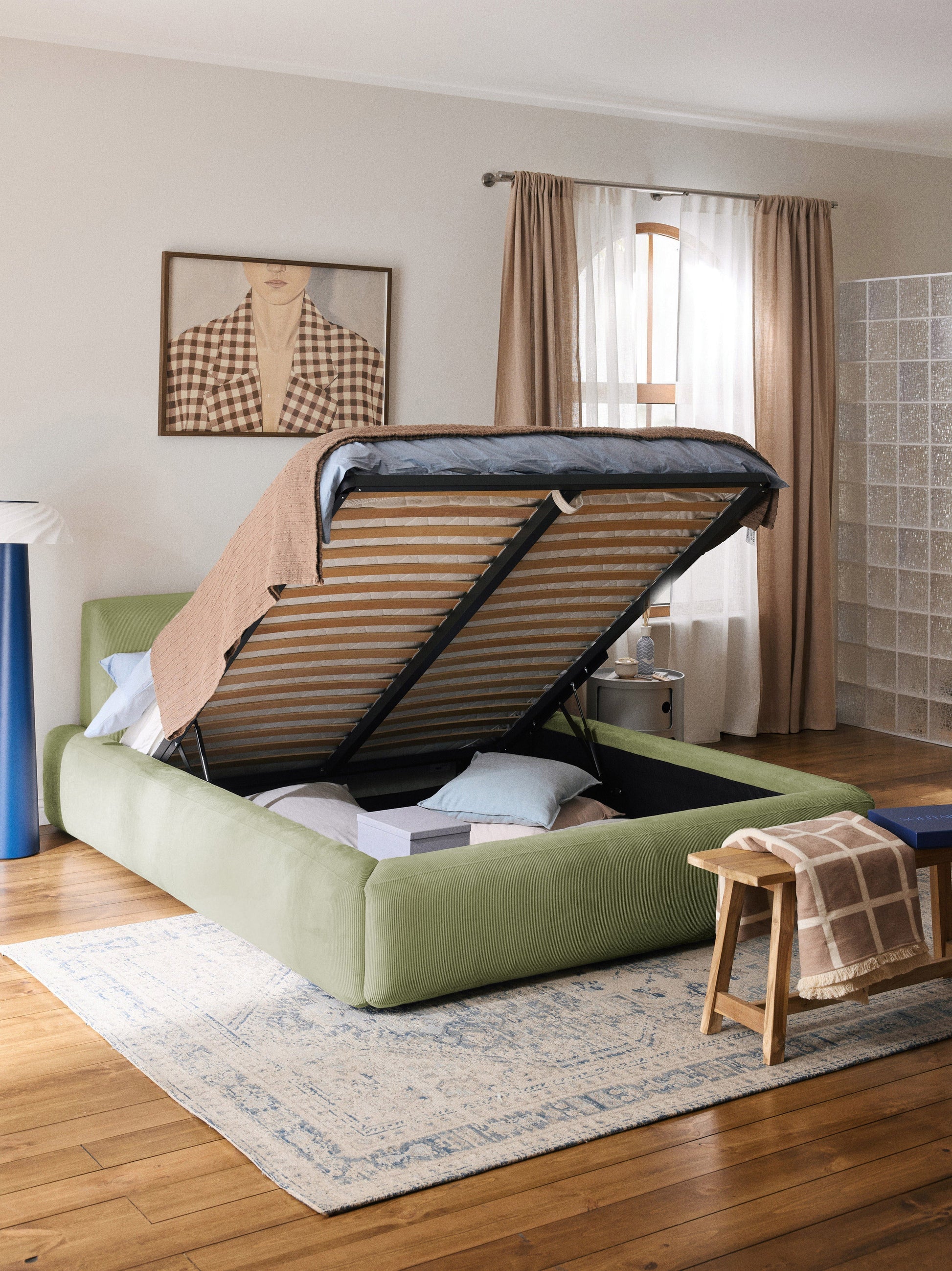 Melvaine Upholstered Storage Bed