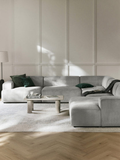 Melvaine XL Corner Sofa in Corduroy