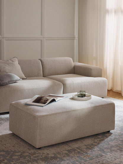 Melvaine XL Ottoman, W 116 x D 72 cm